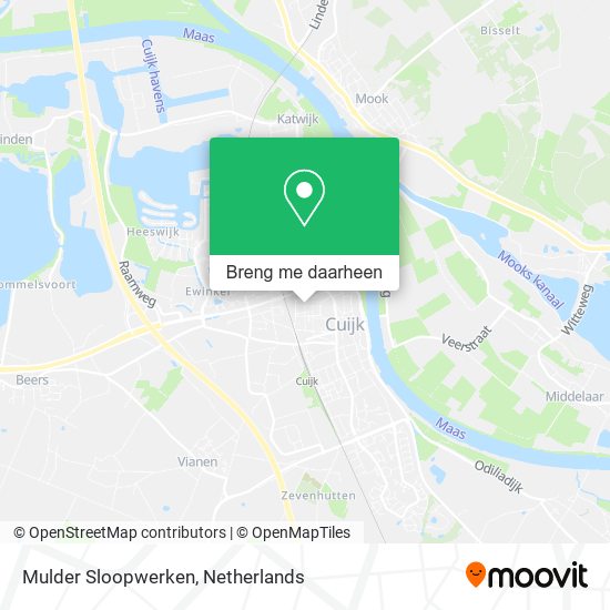 Mulder Sloopwerken kaart