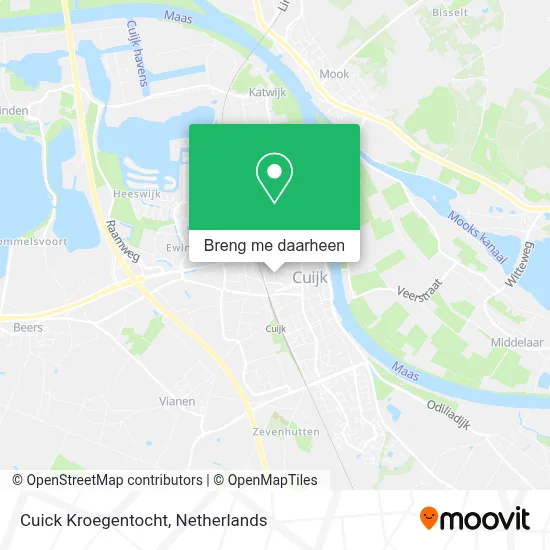 Cuick Kroegentocht kaart