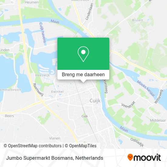 Jumbo Supermarkt Bosmans kaart