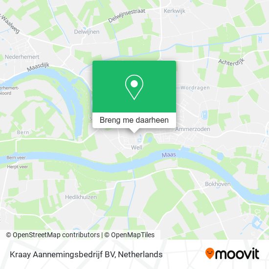 Kraay Aannemingsbedrijf BV kaart