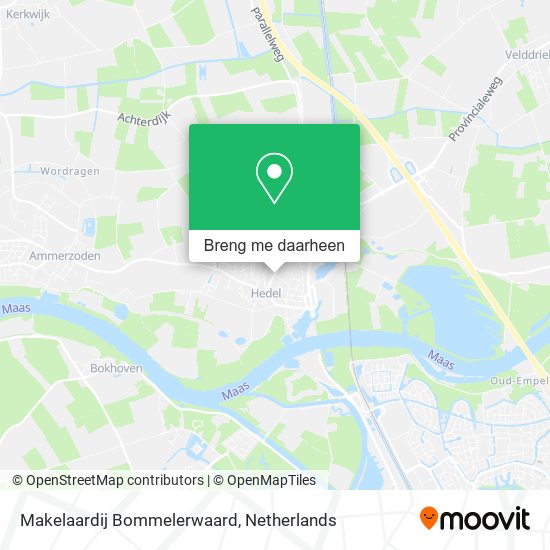 Makelaardij Bommelerwaard kaart