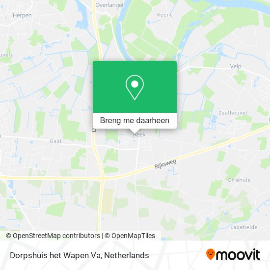 Dorpshuis het Wapen Va kaart