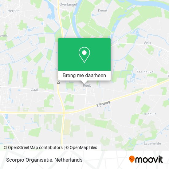 Scorpio Organisatie kaart