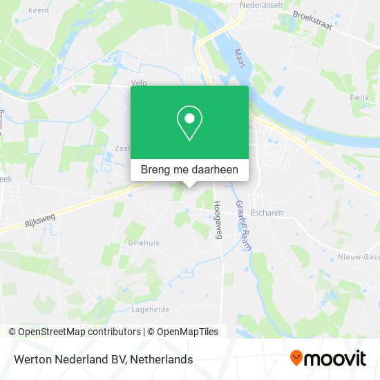 Werton Nederland BV kaart
