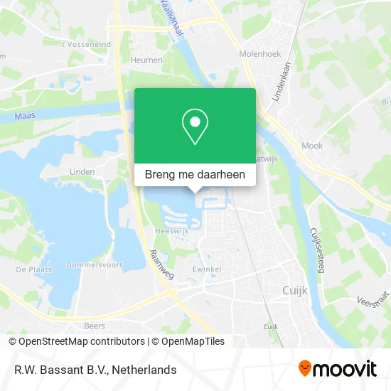 R.W. Bassant B.V. kaart