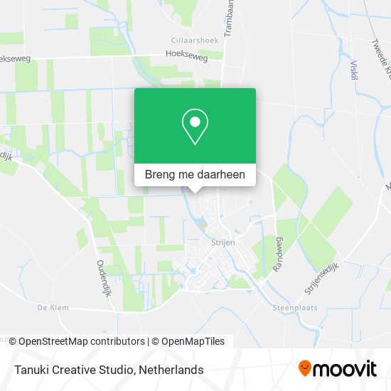 Tanuki Creative Studio kaart