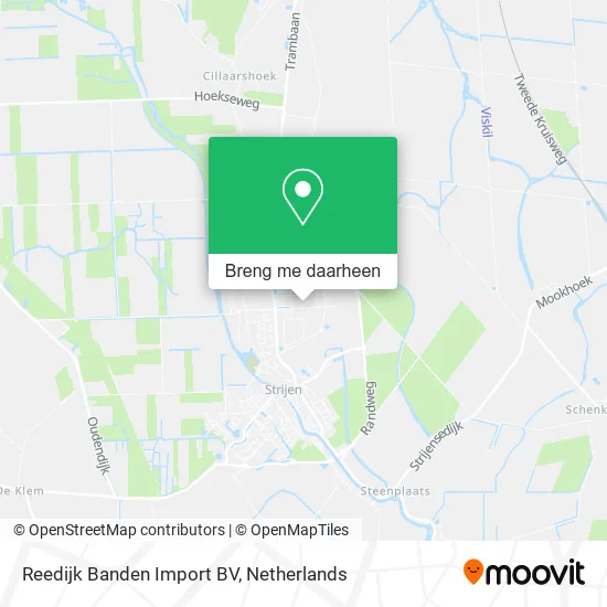 Reedijk Banden Import BV kaart
