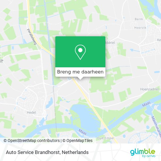 Auto Service Brandhorst kaart