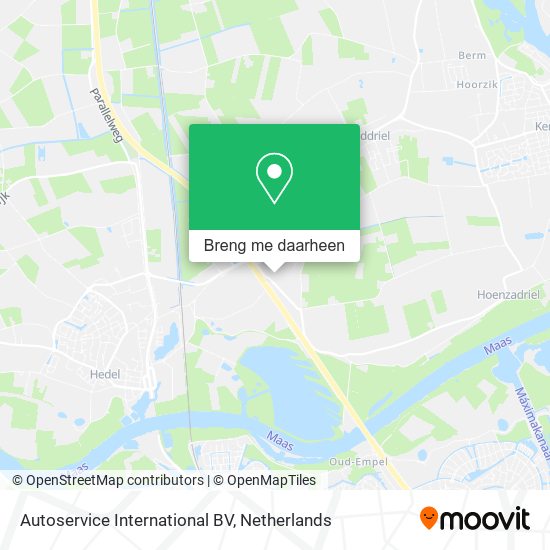 Autoservice International BV kaart