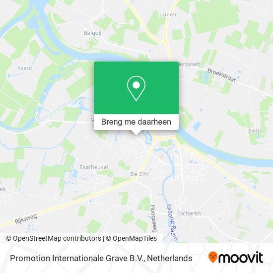 Promotion Internationale Grave B.V. kaart