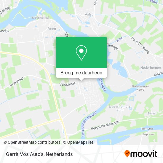 Gerrit Vos Auto's kaart