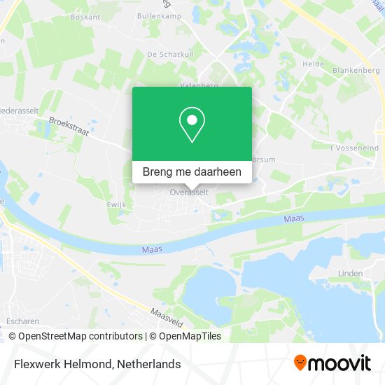 Flexwerk Helmond kaart