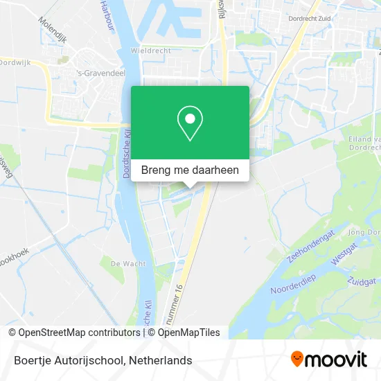 Boertje Autorijschool kaart