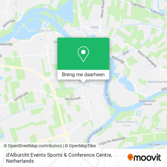 d'Alburcht Events Sports & Conference Centre kaart