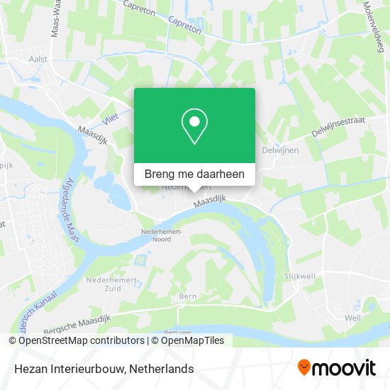 Hezan Interieurbouw kaart