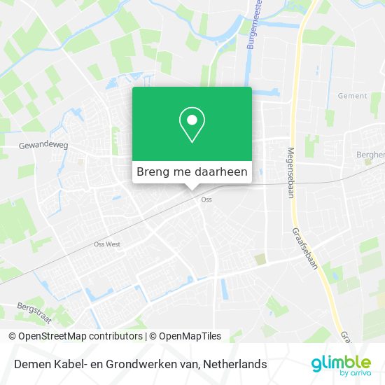 Demen Kabel- en Grondwerken van kaart