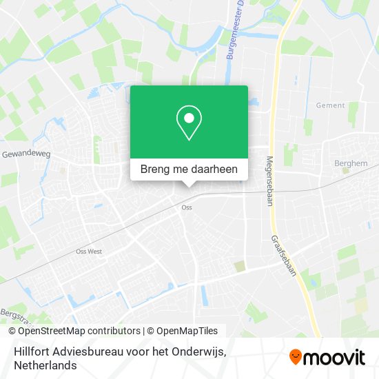 Hillfort Adviesbureau voor het Onderwijs kaart