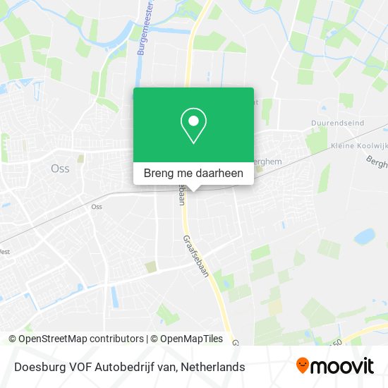 Doesburg VOF Autobedrijf van kaart