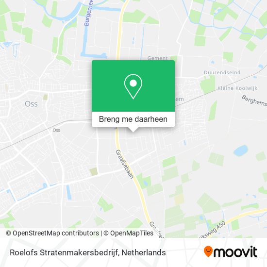 Roelofs Stratenmakersbedrijf kaart