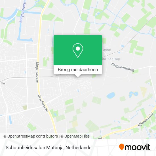 Schoonheidssalon Matanja kaart