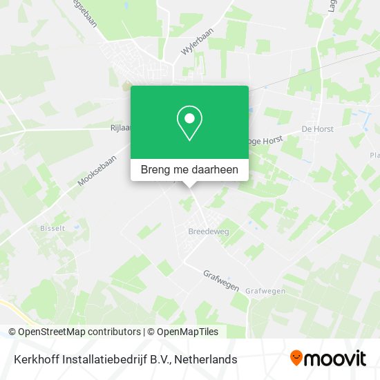 Kerkhoff Installatiebedrijf B.V. kaart