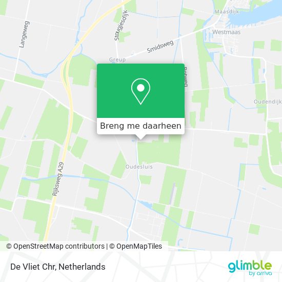 De Vliet Chr kaart