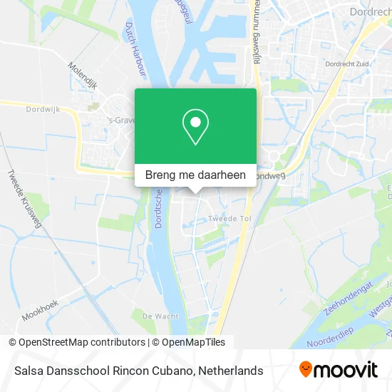 Salsa Dansschool Rincon Cubano kaart