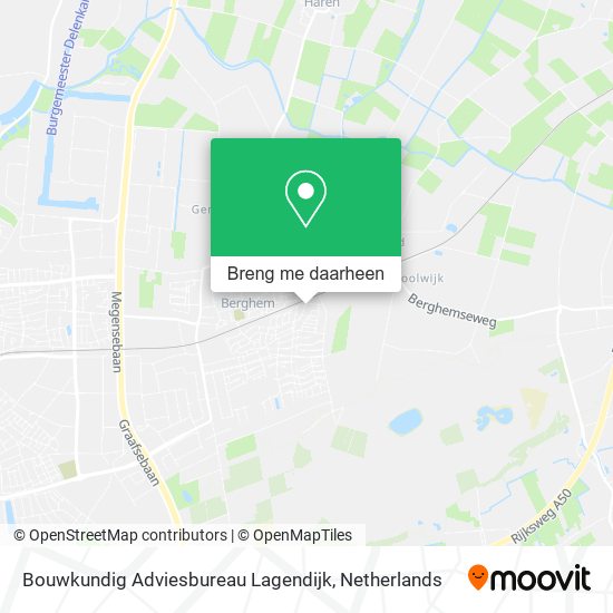 Bouwkundig Adviesbureau Lagendijk kaart