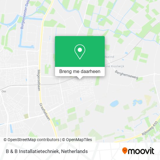 B & B Installatietechniek kaart