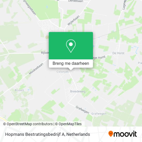 Hopmans Bestratingsbedrijf A kaart