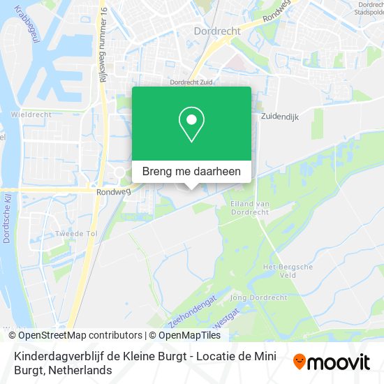 Kinderdagverblijf de Kleine Burgt - Locatie de Mini Burgt kaart