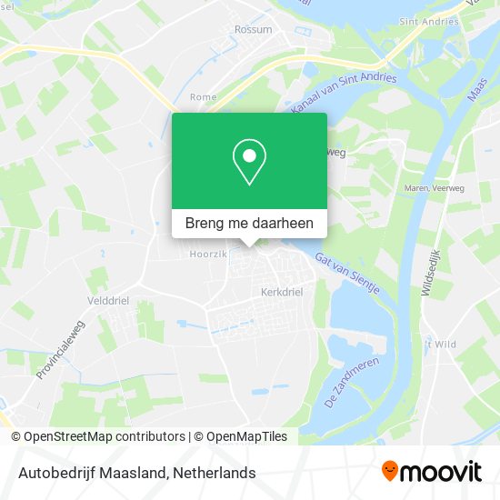 Autobedrijf Maasland kaart