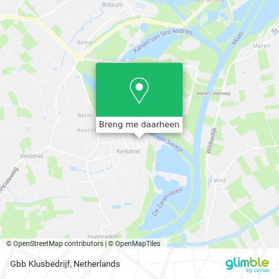 Gbb Klusbedrijf kaart