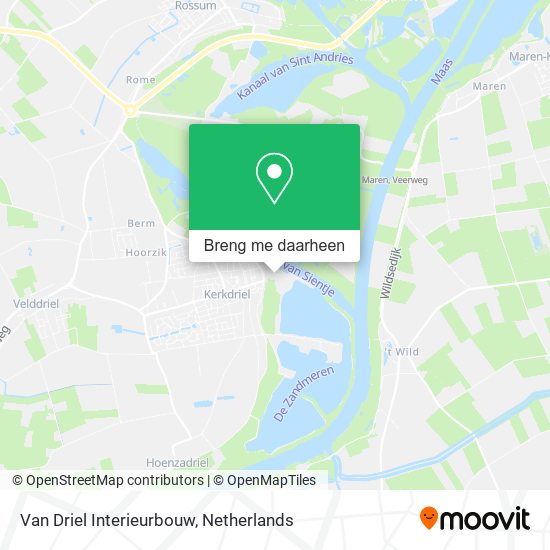 Van Driel Interieurbouw kaart