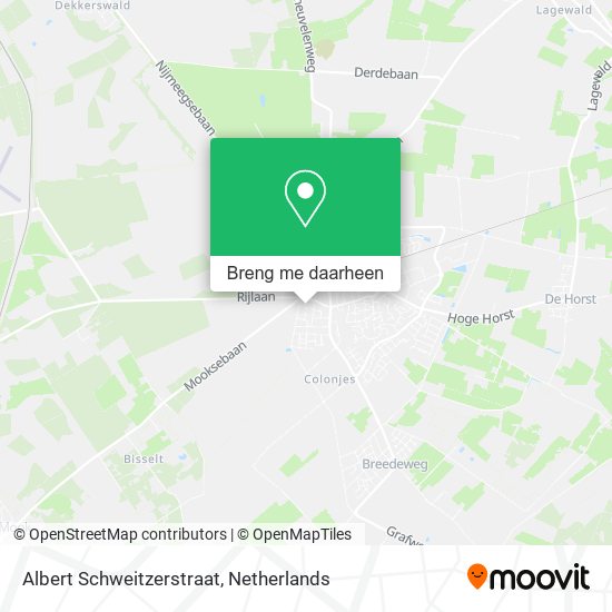 Albert Schweitzerstraat kaart