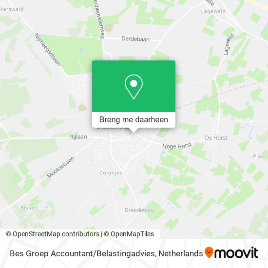 Bes Groep Accountant / Belastingadvies kaart
