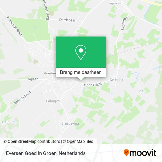 Eversen Goed in Groen kaart