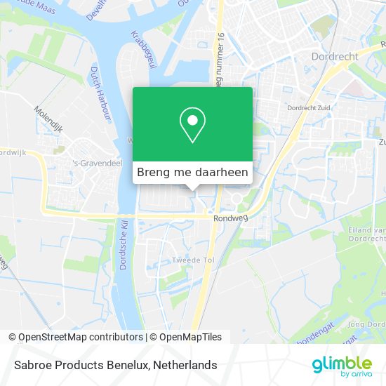 Sabroe Products Benelux kaart