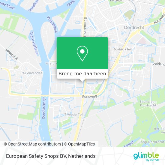European Safety Shops BV kaart