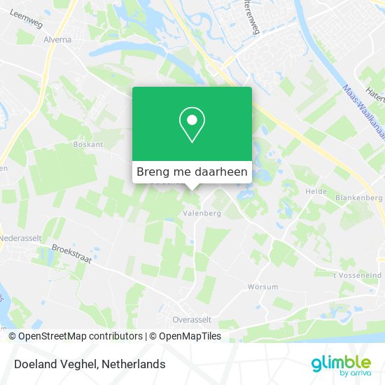 Doeland Veghel kaart