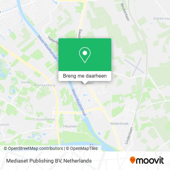 Mediaset Publishing BV kaart