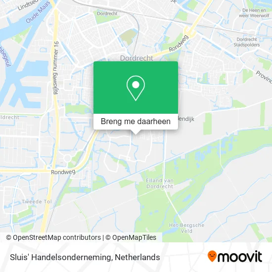 Sluis' Handelsonderneming kaart