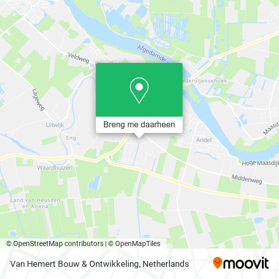 Van Hemert Bouw & Ontwikkeling kaart