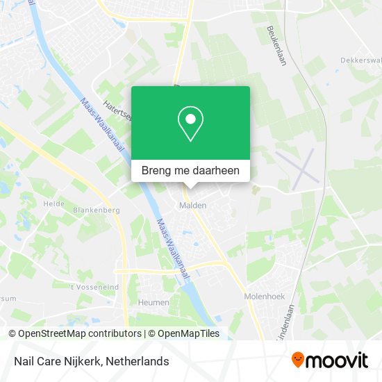 Nail Care Nijkerk kaart