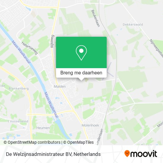 De Welzijnsadministrateur BV kaart