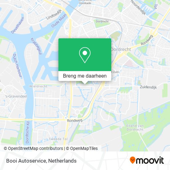 Booi Autoservice kaart