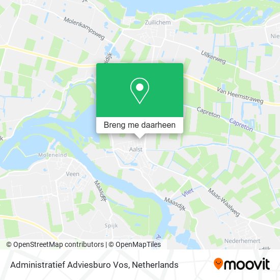 Administratief Adviesburo Vos kaart