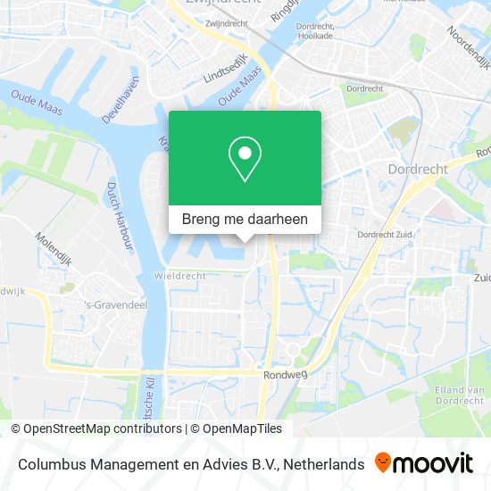 Columbus Management en Advies B.V. kaart
