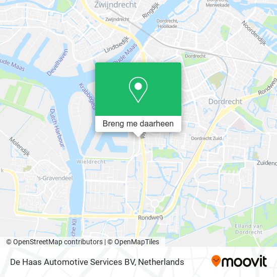 De Haas Automotive Services BV kaart