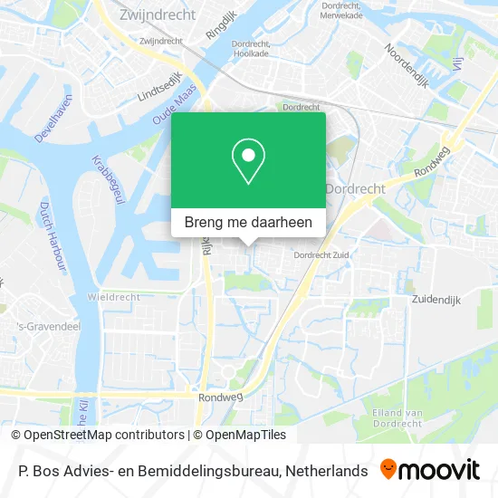 P. Bos Advies- en Bemiddelingsbureau kaart